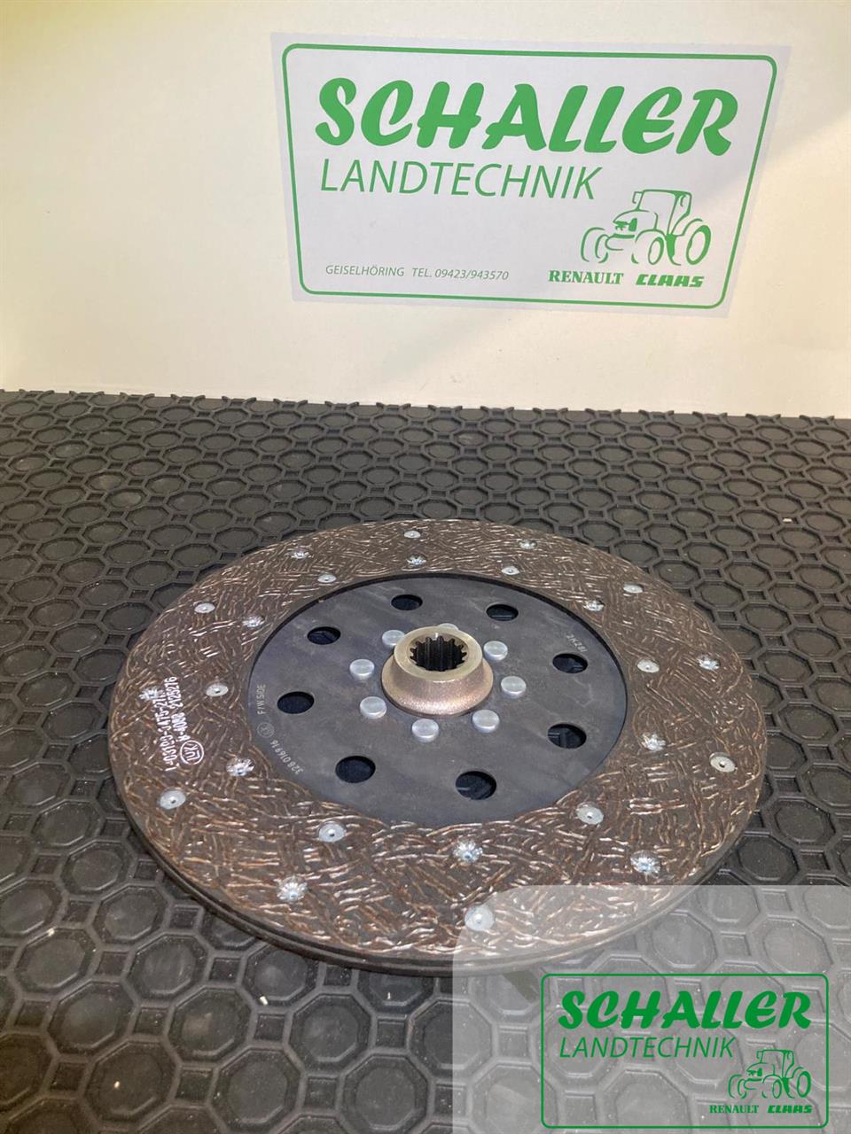 Kupplungscheibe 280mm Zapfwelle für Renault 58 bis 75 LS, MX  und Ceres MWM 65,75,310,320