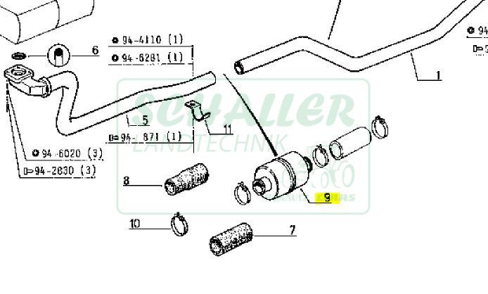 Hydraulik-Saugfilter 30mm