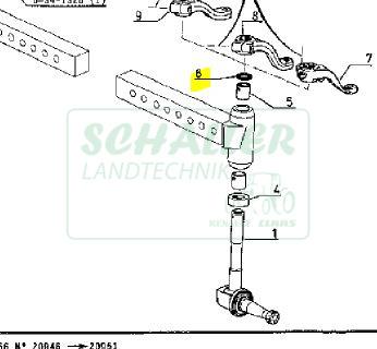 Achsschenkel-Lager Filzring 301 bis 751S; R51 bis R489