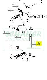 Gasfeder für Heckscheibe Ceres, MX, PX, LS [stärkere Ausführung]