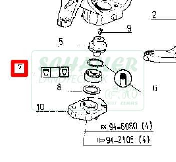 Achsschenkel-Lager für 95-14 bis 180-94