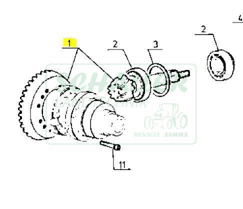 Triebsatz Vorderachse Sige Ceres/Cergos