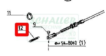 Einspritzpumpendeckel- Feder Außen (Rückstellung)