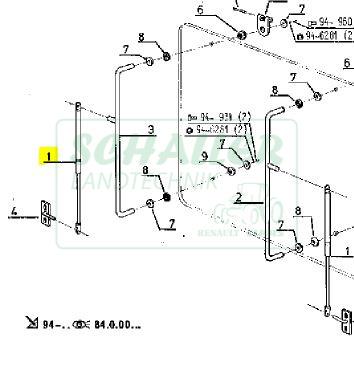 Gasfeder für Heckscheibe alte Reihe und S-Serie