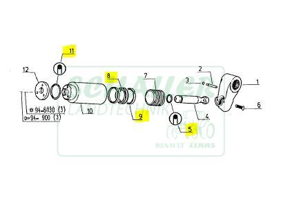 Hubkolben - Führungsring Ceres-MX