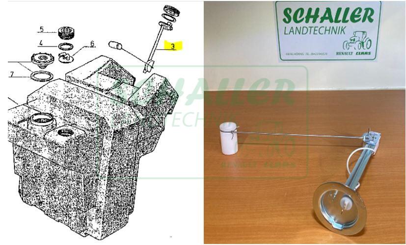 Tankgeber MX, Ceres (analog), John Deere 3000 (analog)