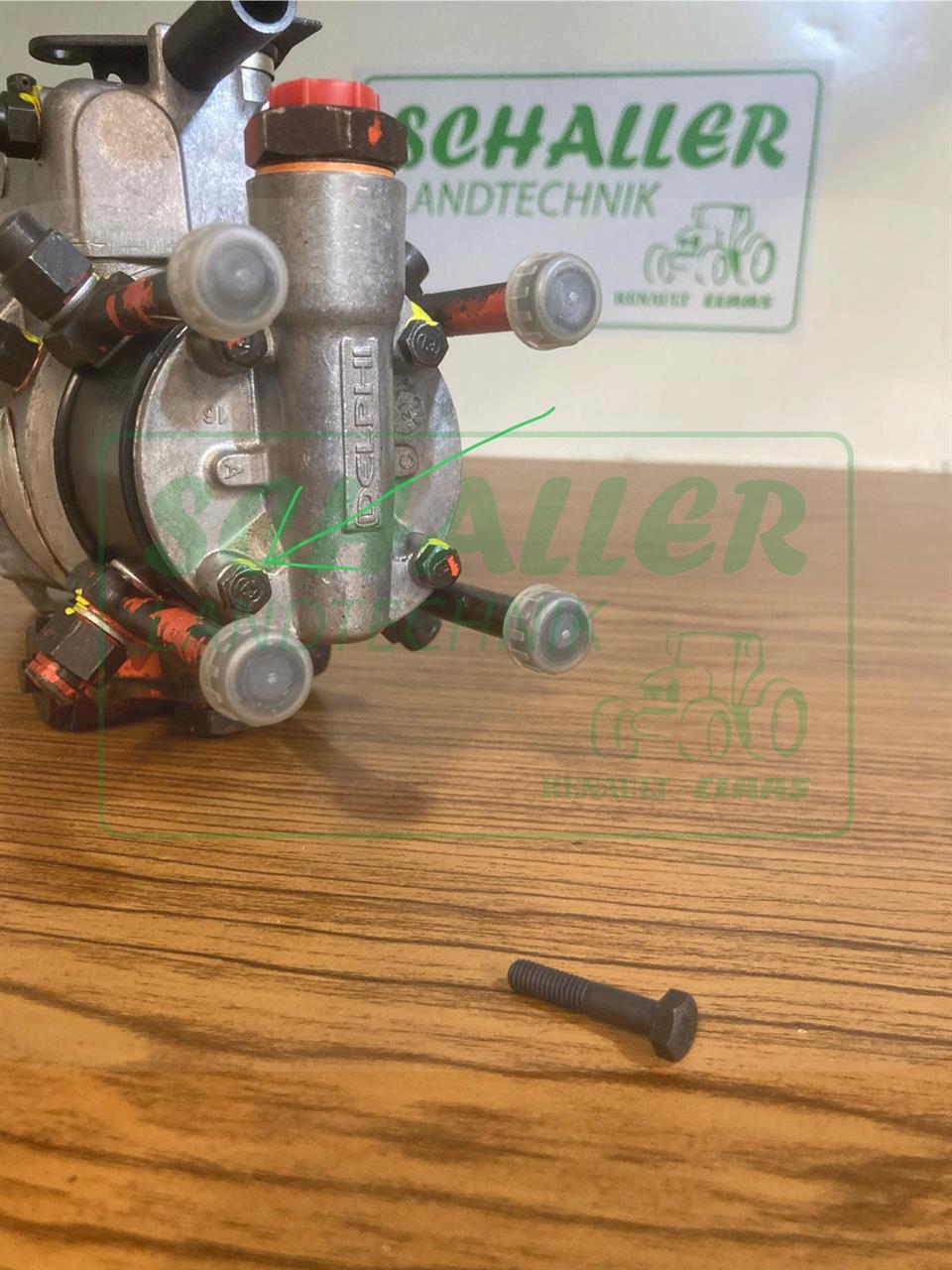 Einspritzpumpen-Schraube Deckel hinten