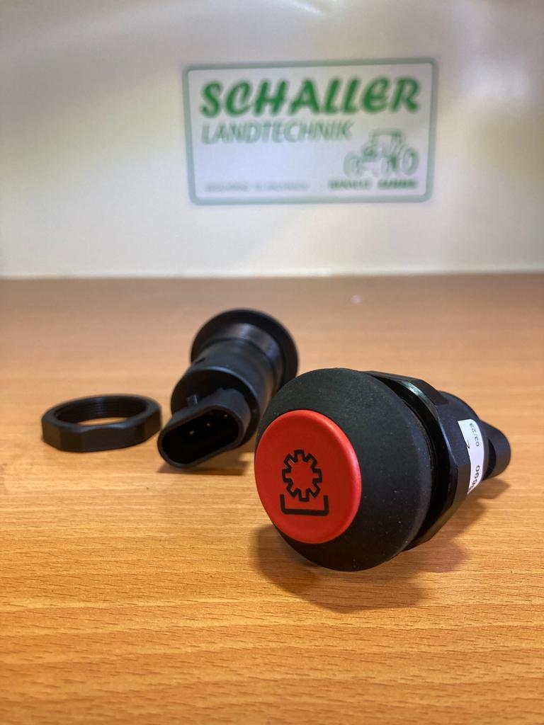 Druckknopfschalter "Zapfwelle Stopp" 
