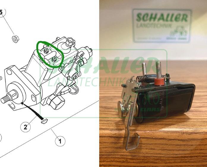 Abstell-Magnetventil Celtis mit mechanischer Einspritzung Stanadyne