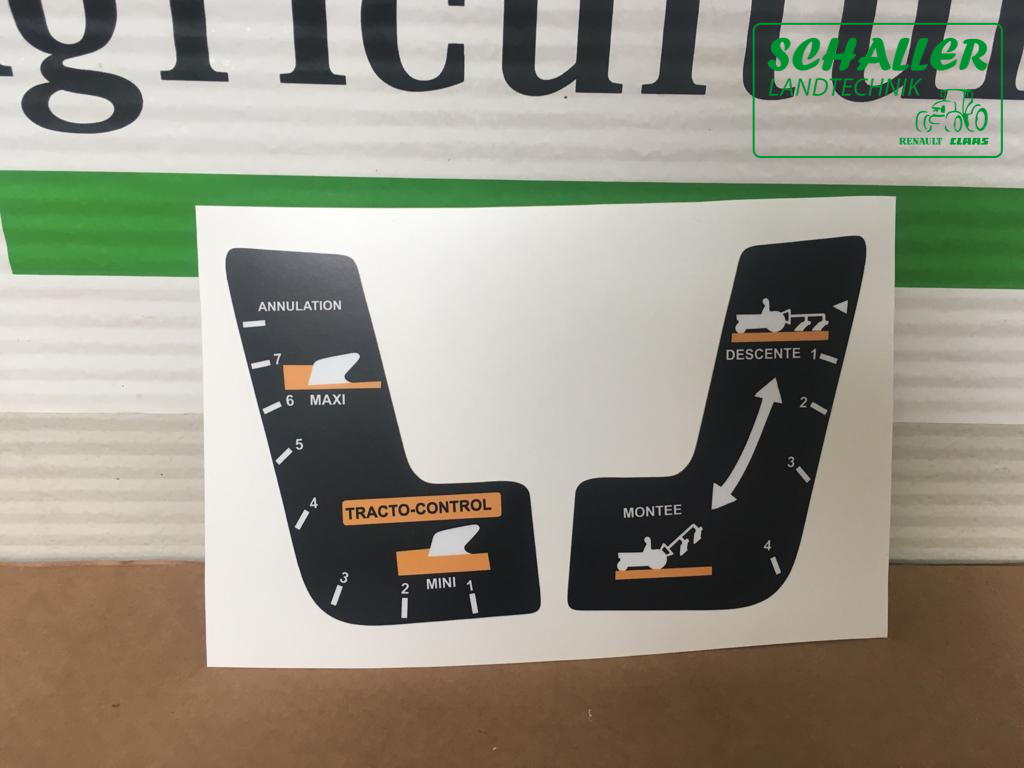 Aufkleber Hubwerk für Schmalspurtraktoren