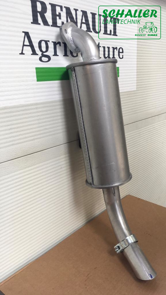 Schalldämpfer nach unten mit 90° Endrohr R50 bis 489