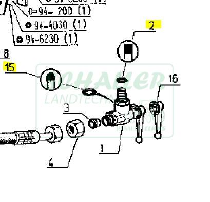 Tankhahn-Dichtsatz alte Reihe passend für SL004970