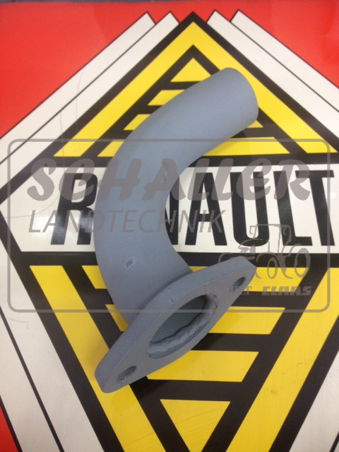 Abgaskrümmer 90° f. Renault 551 usw., für Schalldämpfer m. Durchm. 51mm