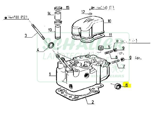 Frostschutzstopfen Zylinderkopf MWM