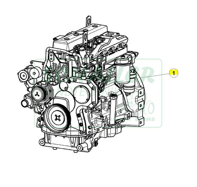 Motor 4045DRT76 komplett ; Austauschmotor für Celtis 426