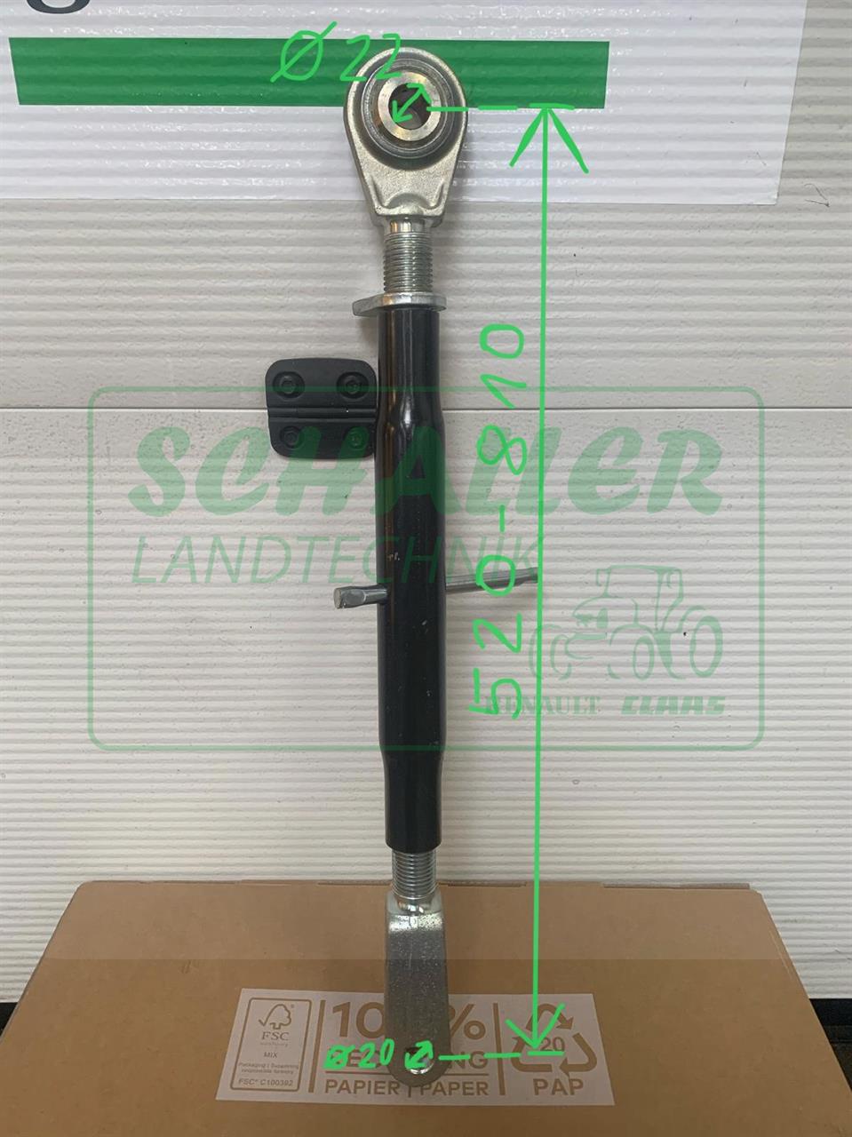 Hubstrebe für Renault 461 bis 651-4S, schwere Ausführung