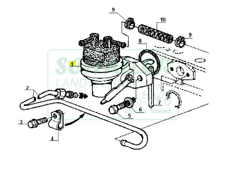 Kraftstoff-Förderpumpe Celtis, Ares, Temis 550, Ergos.