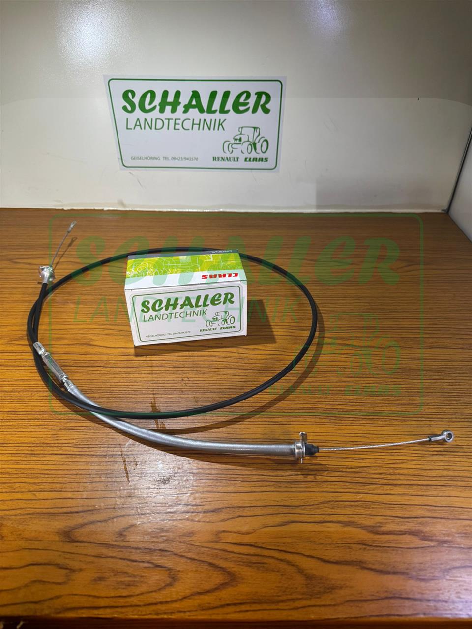 Gasseilzug Handgas f. Axos u. Celtis, Verbindung Handgashebel mit Fußgaspedal