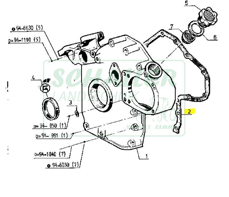 Stirndeckeldichtung MWM