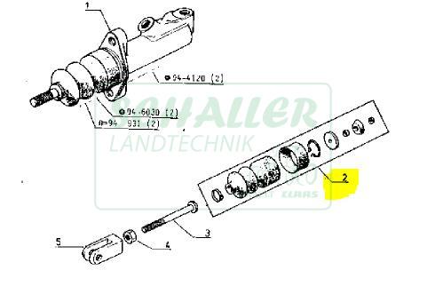 Hauptbremszylinder-Dichtsatz 19,5mm für SL573717 und SL004919