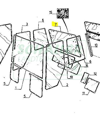 Heckscheibe für TX/TS/TZ alt