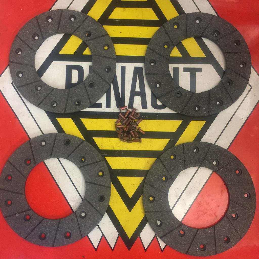 Bremsbeläge Ø165 mm zum Aufnieten