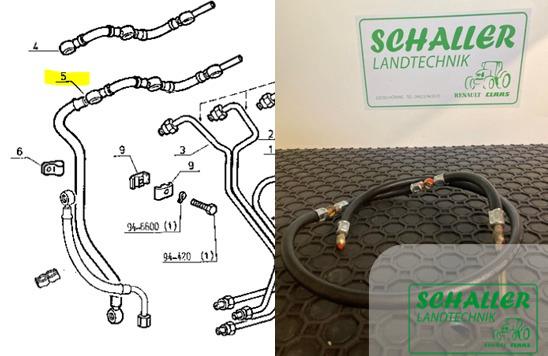 Kraftstoff-Rücklaufleitung MWM 3Zyl. [neu aufgepresst]