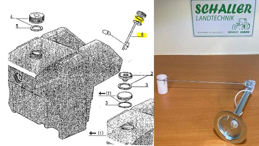 Tankgeber Ceres X (digital)  John Deere 3000 (digital)