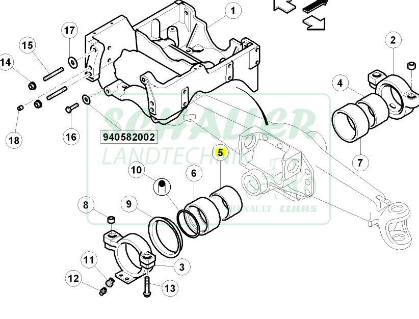 Vorderachs-Schrumpfbuchse Ares hinten