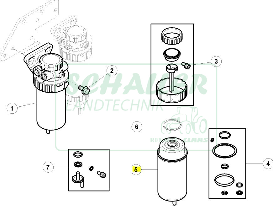Kraftstofffilter 2 Arion 600 (A19) - 800