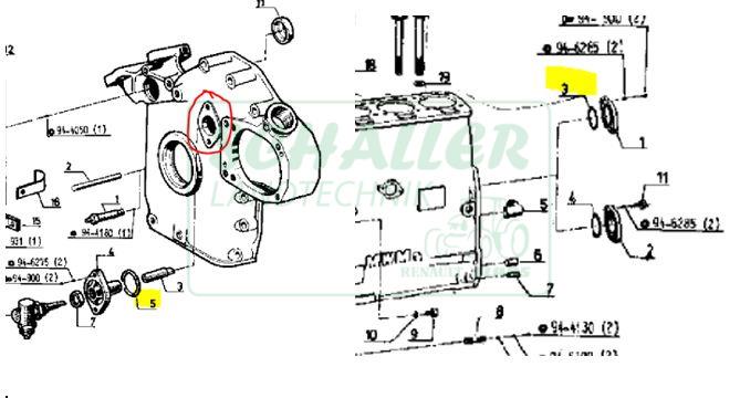 Nockenwellen O-Ring MWM 2,3,4 Zylinder