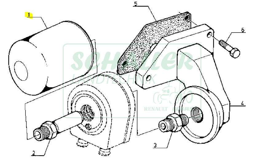 Motorölfilter DPS alt, Ceres,Ares (kein PowerTech-Motor)
