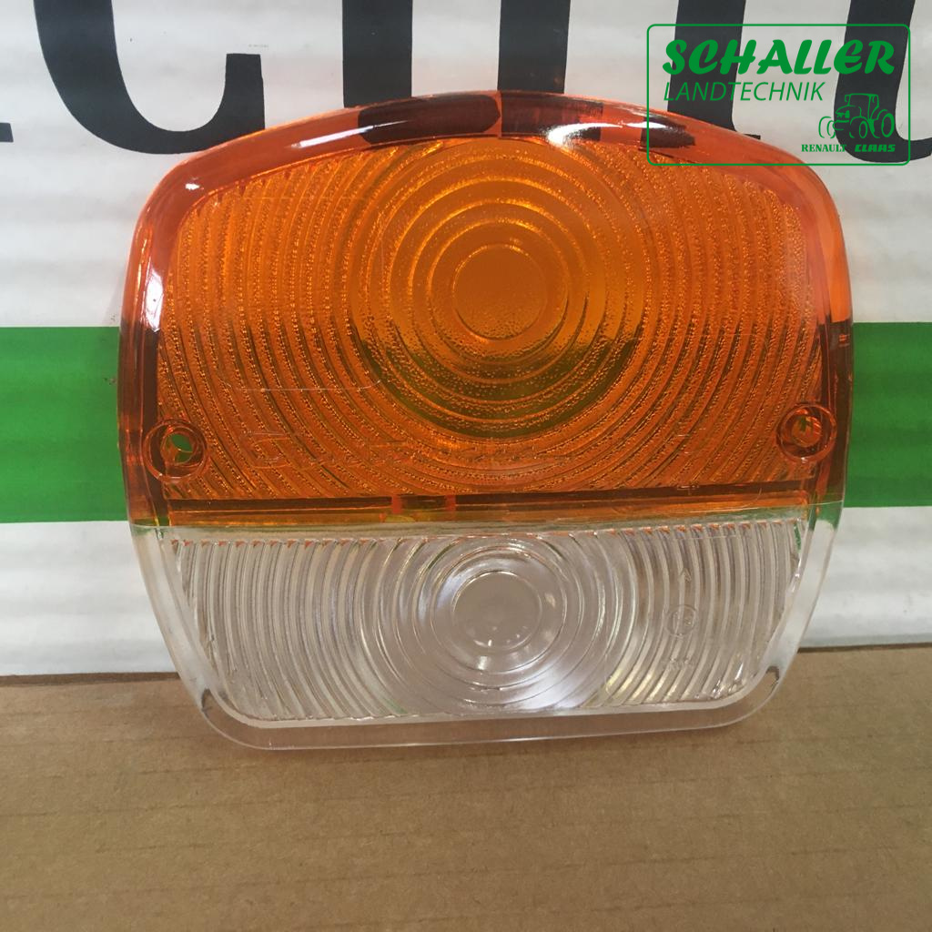 Seitenleucht-Scheibe vorne für S-Serie, quadratische Form, oben abgerundet