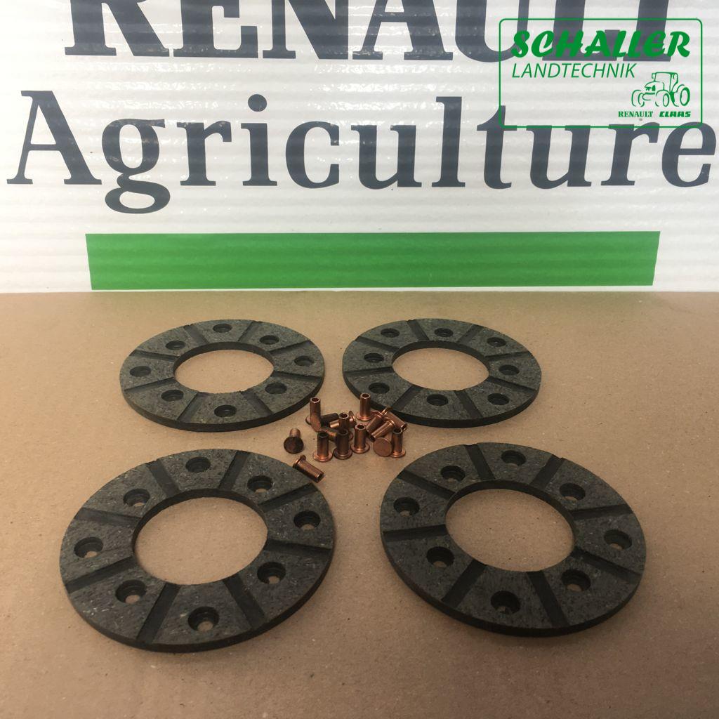 Bremsbeläge Ø102 mm zum Aufnieten