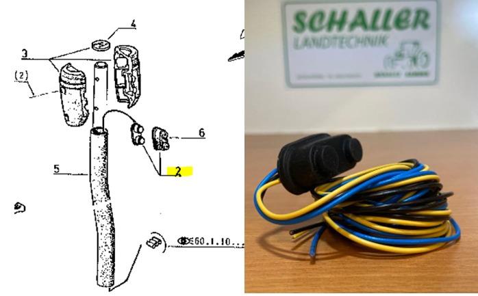 Schaltknöpfe Lastschaltung Twinshift Revershift Tractronic