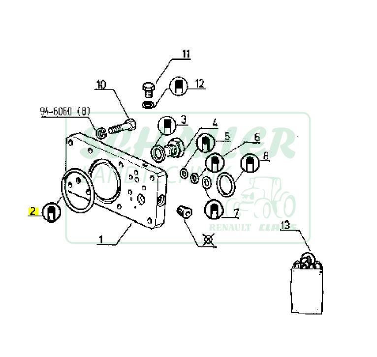 O- Ring Steuergerätedeckel 301 bis 751-4S
