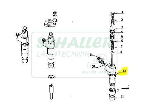 Einspritzdüsen O-Ring luftgekühlt MWM