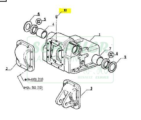 Entlüftungsventil Kraftheber kleine Baureihe