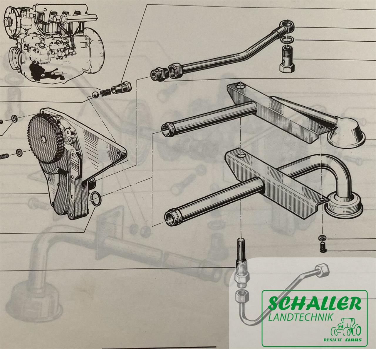 Motorölpumpe f. MWM-Motor D325 luftgekühlt