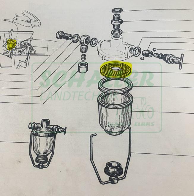 Kraftstoff-Vorabscheider Sieb Super, Master, R-Reihe